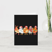 Lustige Hühner-Weihnachtslichter Bauernhof-Tier We