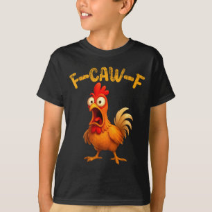 Lustige Hühnerzitat Hahn Tier Meme Humor Spruch T-Shirt