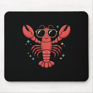 Lustige Hummer-Kunst für Männer Frauen Kinder Klei Mousepad