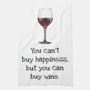 Lustige Humor Wein Küchenhandtücher Handtuch