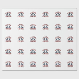 Lustige Hund-Zitat Vintage-Gravur T-Shirt-Design_1 Geschenkpapier