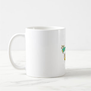 Lustige Hunde Liebhaber Halloween Welpen Kostüm Kaffeetasse