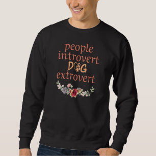 Lustige Hundebesitzerin, cooler Hund Retriever, Zi Sweatshirt