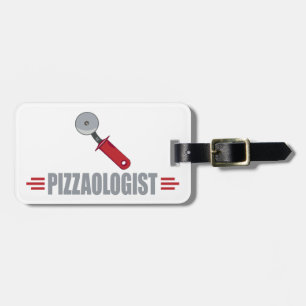 Lustige i-Liebe-Pizzas Gepäckanhänger