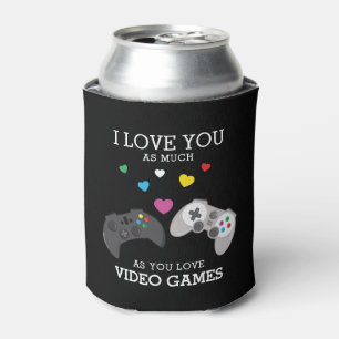 Lustige 'Ich liebe dich' Videospiele Personalisi Dosenkühler