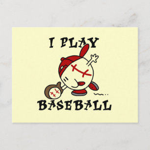 Lustige Ich Spiele Baseball T-Shirts und Geschenke Postkarte