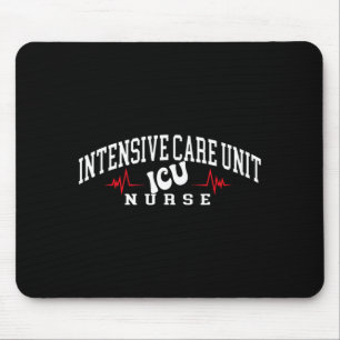 Lustige ICU-Krankenschwester Intensivstation-Krank Mousepad