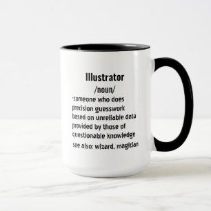 lustige Illustrator Definition Geschenke für Fraue Tasse