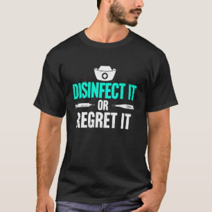 Lustige Infektionskontrolle Krankenschwester Infek T-Shirt