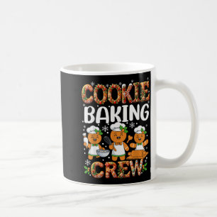 Lustige Ingwerbrotliebhaber Kekse-Back-Crew Weihna Kaffeetasse