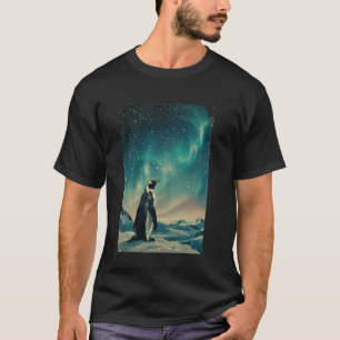 Lustige Inspirierende Pinguin Vintage Kunst Retro T-Shirt