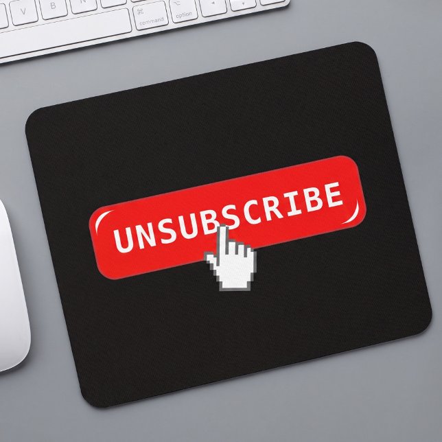 Lustige Introvertierte Büro-Dekoration | Abbestell Mousepad (Von Creator hochgeladen)