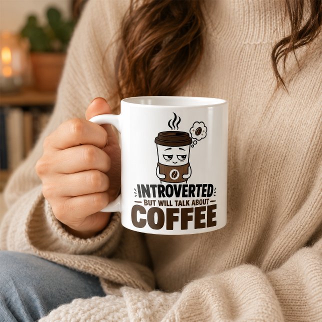Lustige Introvertierte Kaffeetasse Anti-Sozialer H (Von Creator hochgeladen)
