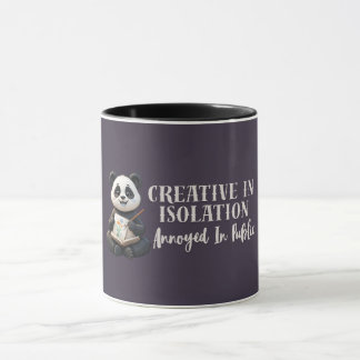 Lustige Introvertierte Panda-Tasse – Kreativ in Is Tasse