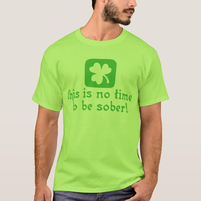 Lustige Iren St. Patricks Tages T-Shirt (Vorderseite)