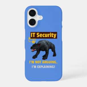 Lustige IT-Sicherheit Erklärt Tech Humor Design iPhone 16 Hülle