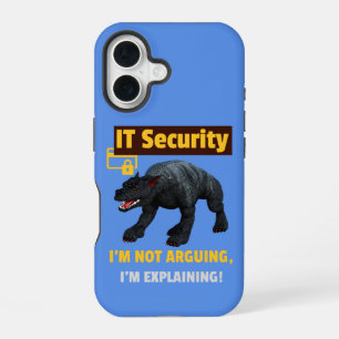 Lustige IT-Sicherheit Erklärt Tech Humor Design iPhone 16 Hülle