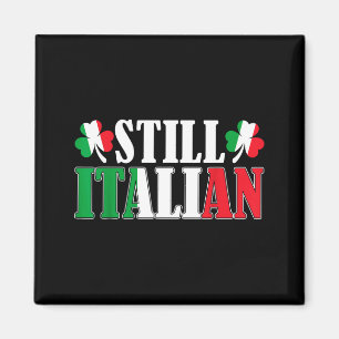 Lustige italienische Kleeblätter St. Patricks Tag Magnet