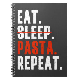 Lustige italienische Pasta-Liebhaber-Sprüche Notizblock