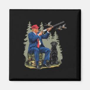 Lustige Jagd Ente Trump Camo Jagd Hallo Jagd Magnet