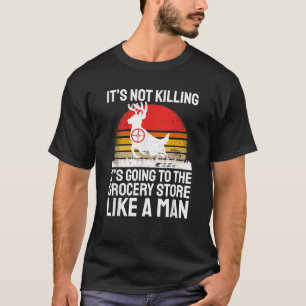 Lustige Jagdaufschrift Reh-Jäger I Lebensmittelges T-Shirt