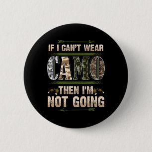 Lustige Jagdk camouflage Jäger Bock Hirsch Land Re Button