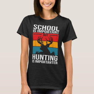 Lustige Jagdkunst für Männer Jungen Kinder Jäger H T-Shirt