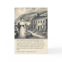 Lustige Jane Austen Sense and Sensibility Karte