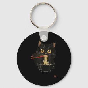 Lustige Japanische Kawaii-Katze Anime Katze die Ra Schlüsselanhänger