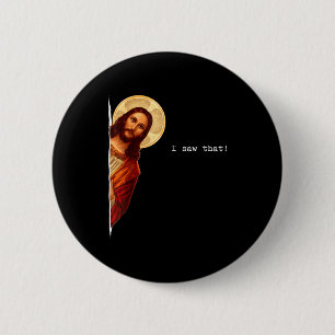 Lustige Jesus-Meme-Geschenk-Weihnachtsgabe, die ic Button
