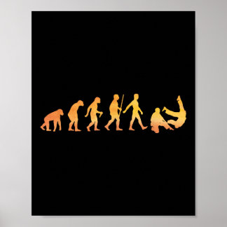 Lustige Jiu Jitsu Kunst für Männer Frauen Kinder J Poster