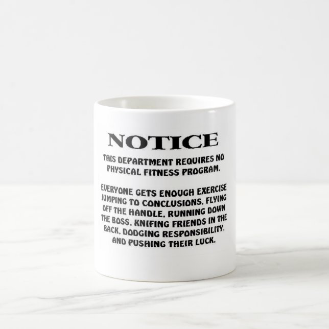 lustige Job-Tasse Tasse (Mittel)