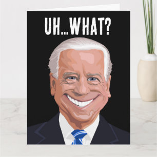 LUSTIGE JOE BIDEN VERWIRRTE GEBURTSTAGSKARTE FÜR J KARTE
