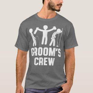 Lustige Junggesellenabschied Braut Crew Hochzeit M T-Shirt