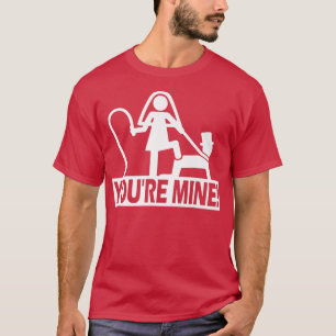 Lustige Junggesellenabschied Hochzeit Du bist mein T-Shirt