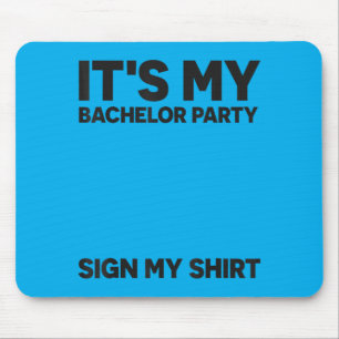 Lustige Junggesellenabschied Hochzeit Junggesellen Mousepad