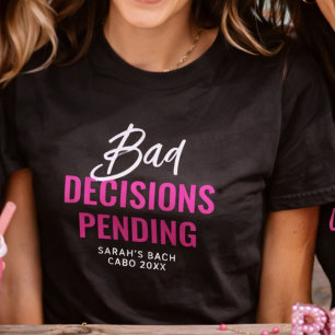 Lustige Junggesellinnenabschied-Party Schlechte En T-Shirt