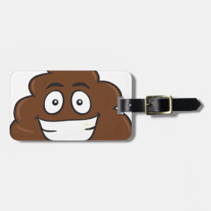 lustige kack-Emoji Gepäckanhänger