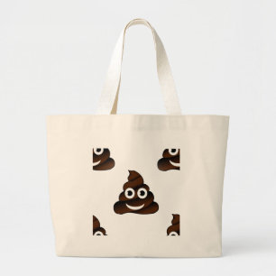 lustige kack-Emoji Jumbo Stoffbeutel