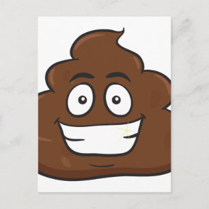 lustige kack-Emoji Postkarte