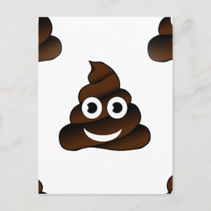 lustige kack-Emoji Postkarte