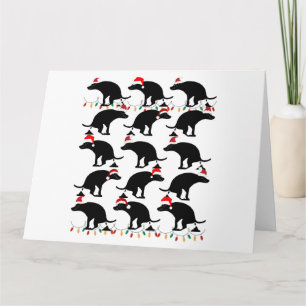 Lustige kackende Weihnachts-Hunde Karte
