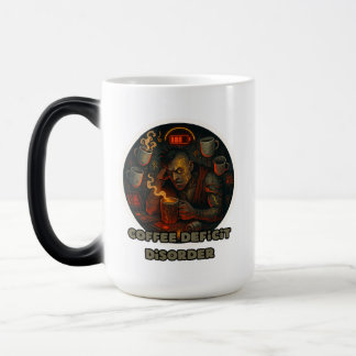 lustige Kaffee Low-Batterie-Tasse Verwandlungstasse