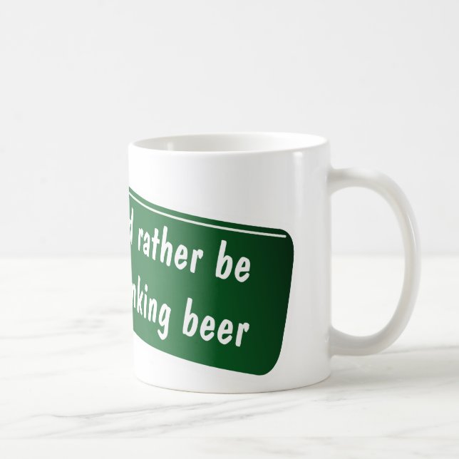 Lustige Kaffee-Tasse für Bierliebhaber Kaffeetasse (Rechts)