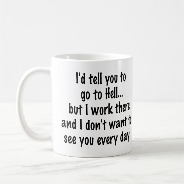 Lustige Kaffee-Tasse Kaffeetasse (Links)