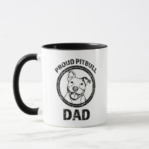 Lustige Kaffee-Tasse stolzen Pitbull Vaters Tasse