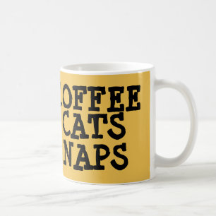 Lustige Kaffee-Tassen, Katzen und Nickerchen Tasse