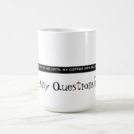 Lustige Kaffee-Zitate benötige ich Kaffee-Witze Tasse