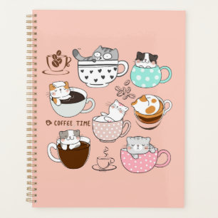Lustige Kaffeekatzen Planer