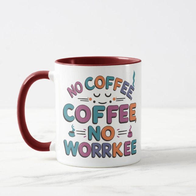 Lustige Kaffeeliebhaber-Kombitasse Tasse (Links)
